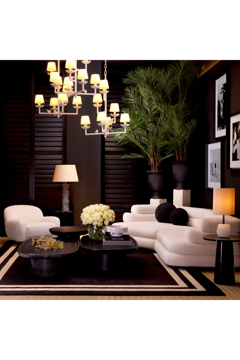 Black Wool Carpet | Eichholtz Celeste