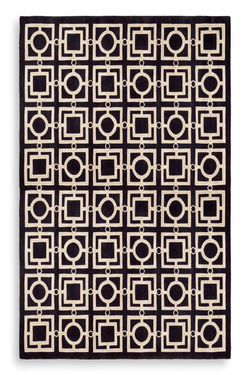 Black Rug 7' x 10' | Eichholtz Evans | Oroatrade.com