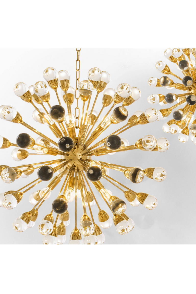 Brass Calypso Sputnik Chandelier | Eichholtz Anto | Oroatrade.com