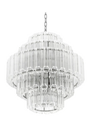 Cascading Bevelled Glass Chandelier | Eichholtz Vittoria | Oroatrade.com