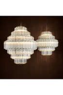 Cascading Bevelled Glass Chandelier | Eichholtz Vittoria | Oroatrade.com
