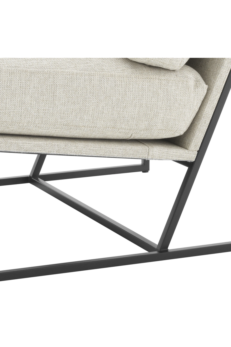 White Modern Minimalist Lounge Chair | Eichholtz Rowen | Oroatrade.com