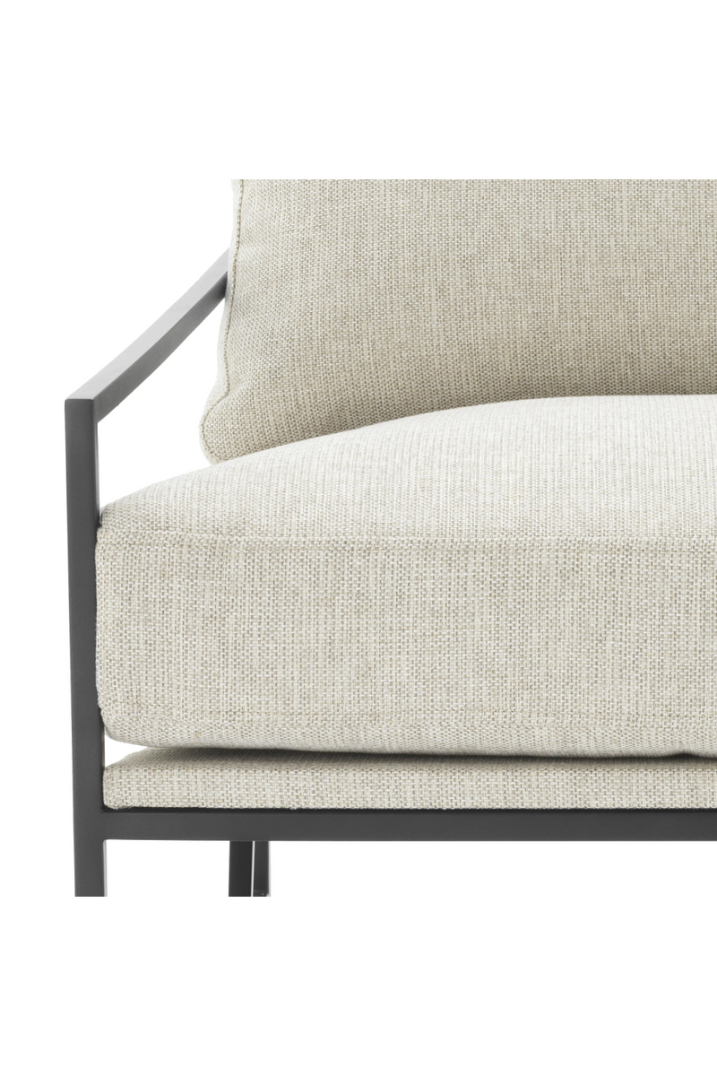 White Modern Minimalist Lounge Chair | Eichholtz Rowen | Oroatrade.com