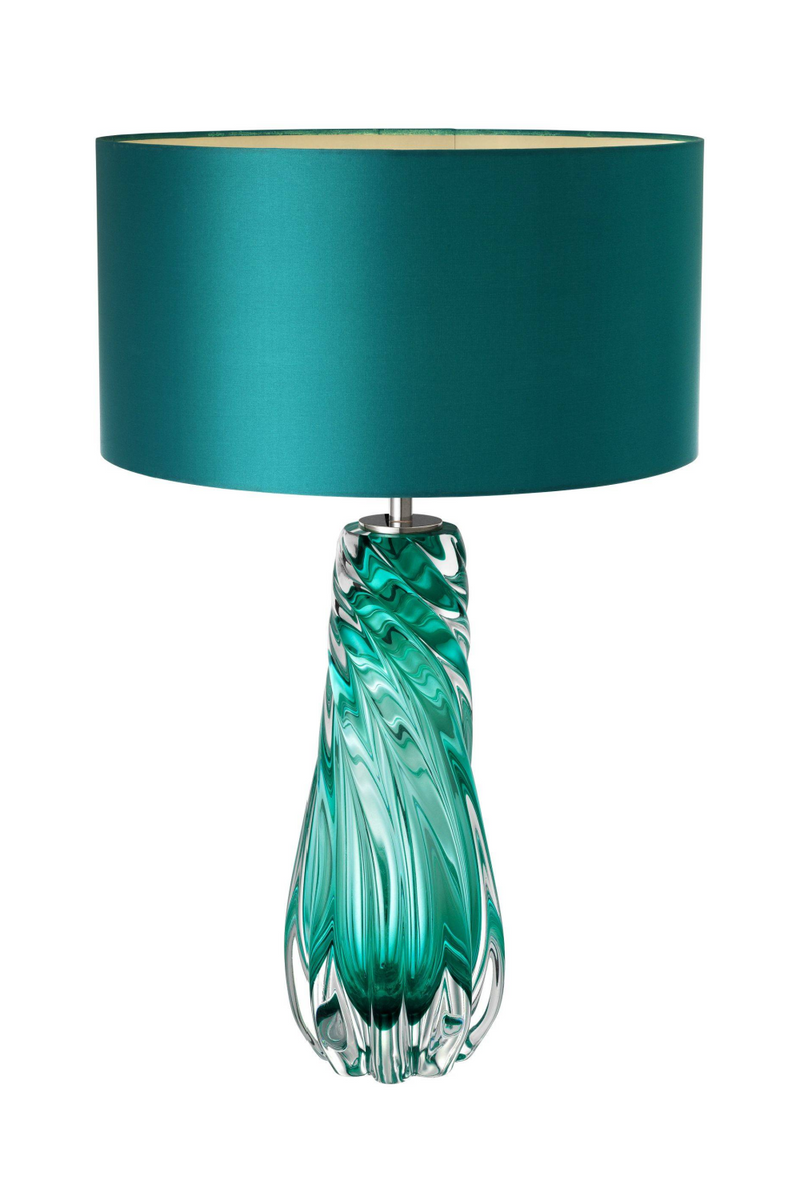 Teal Blown Glass Table Lamp | Eichholtz Barron | Oroatrade.com