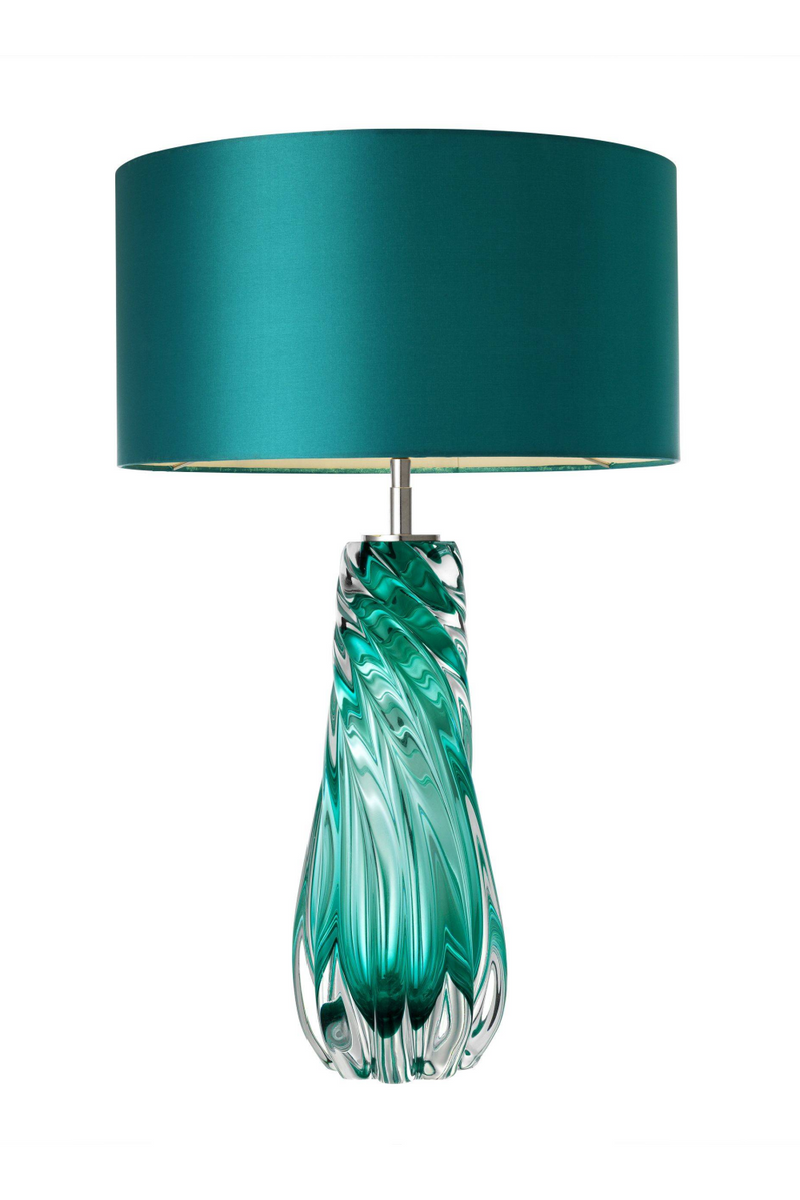 Teal Blown Glass Table Lamp | Eichholtz Barron | Oroatrade.com