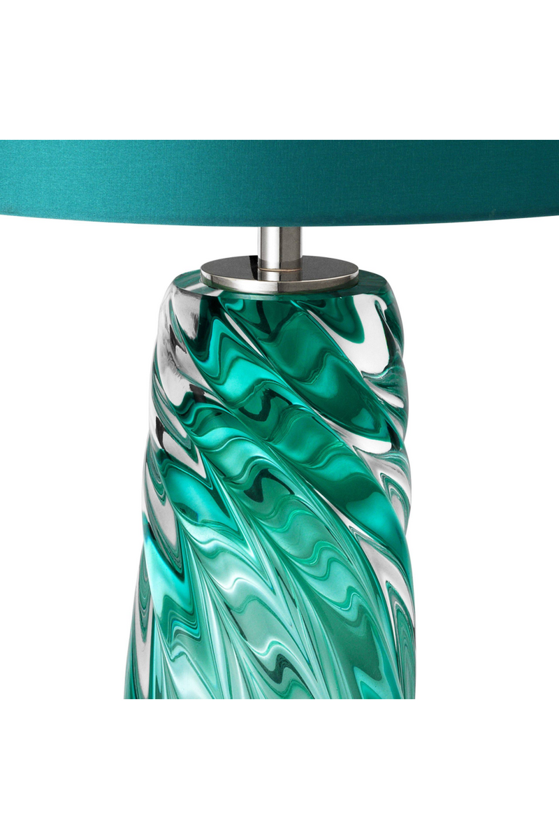 Teal Blown Glass Table Lamp | Eichholtz Barron | Oroatrade.com