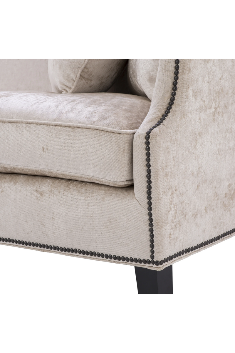 Off-White Studded Trim Sofa | Eichholtz Merlin | Oroatrade.com