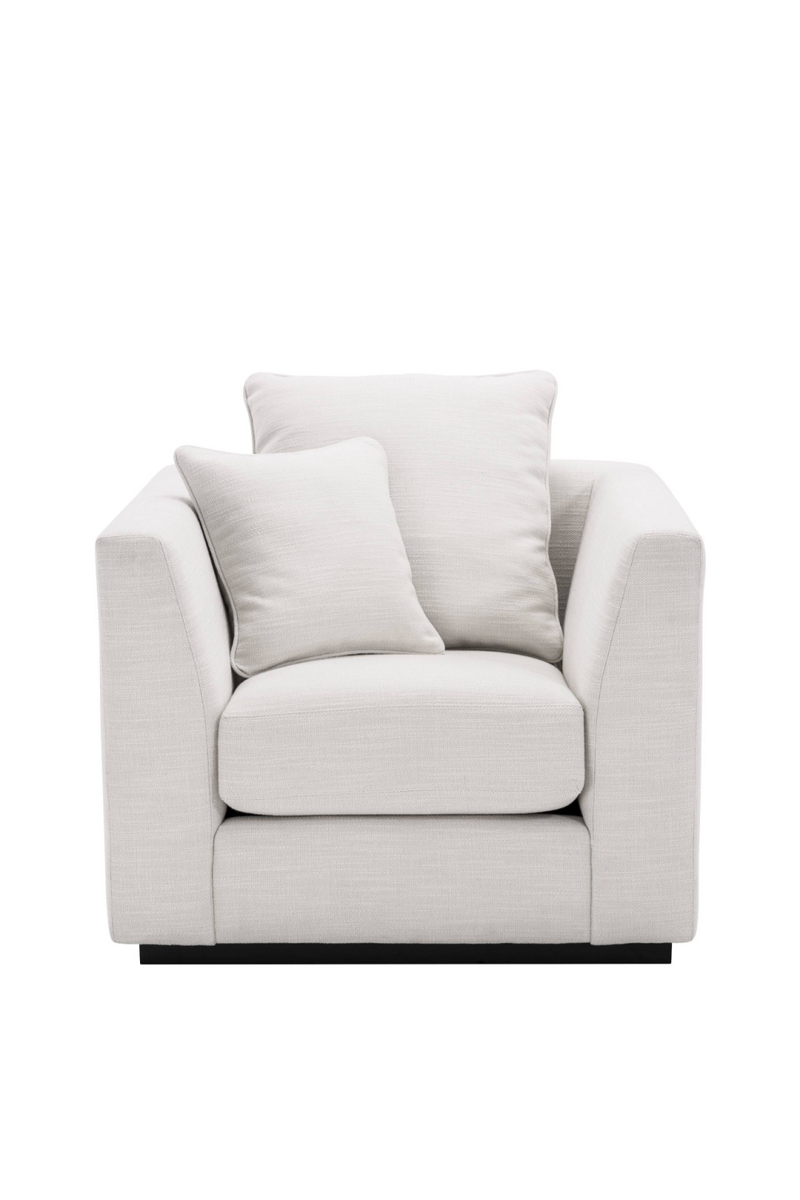 White Upholstered Cube Chair | Eichholtz Taylor | Oroatrade.com
