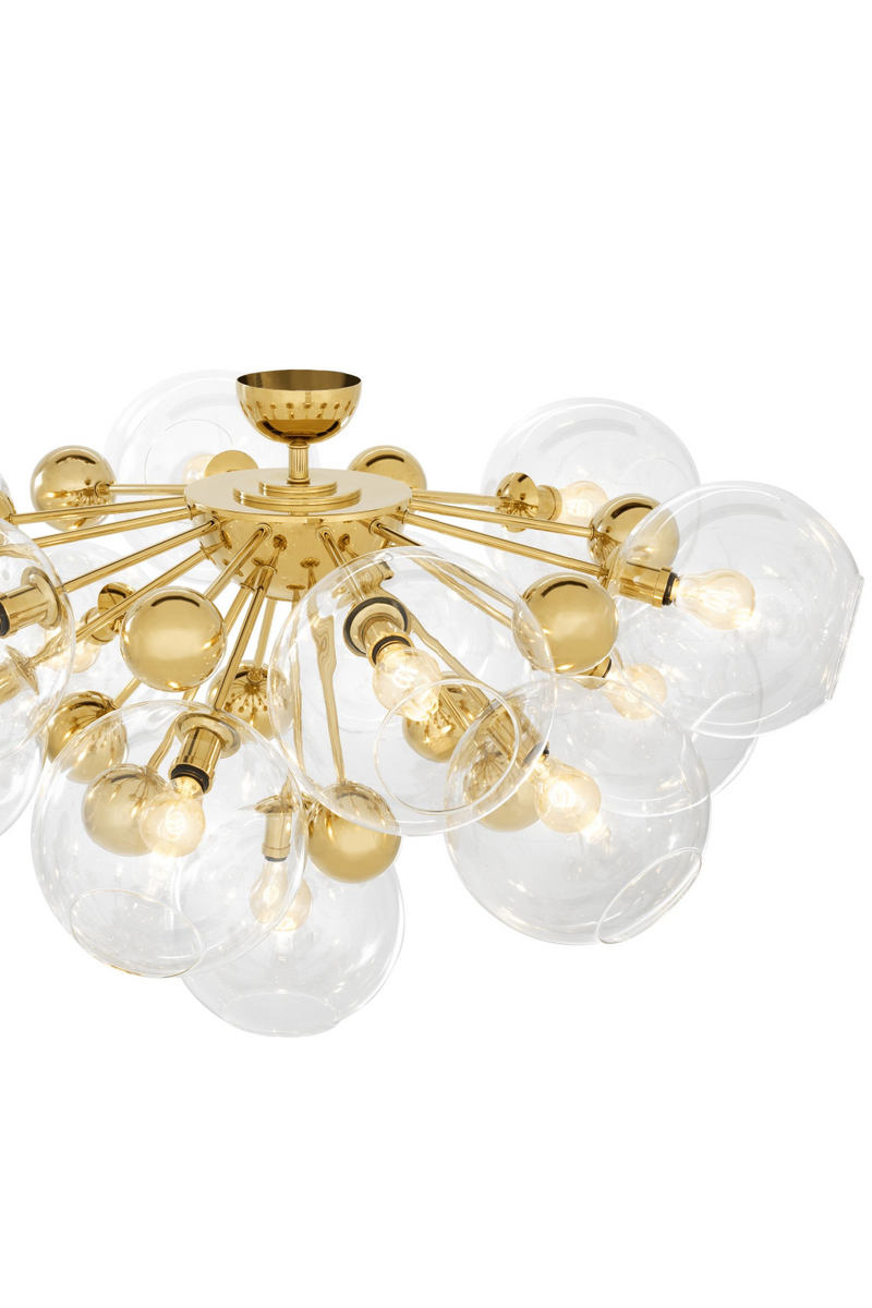 Silver 13-Bulb Flush Mount | Eichholtz Soleil | Oroatrade.com