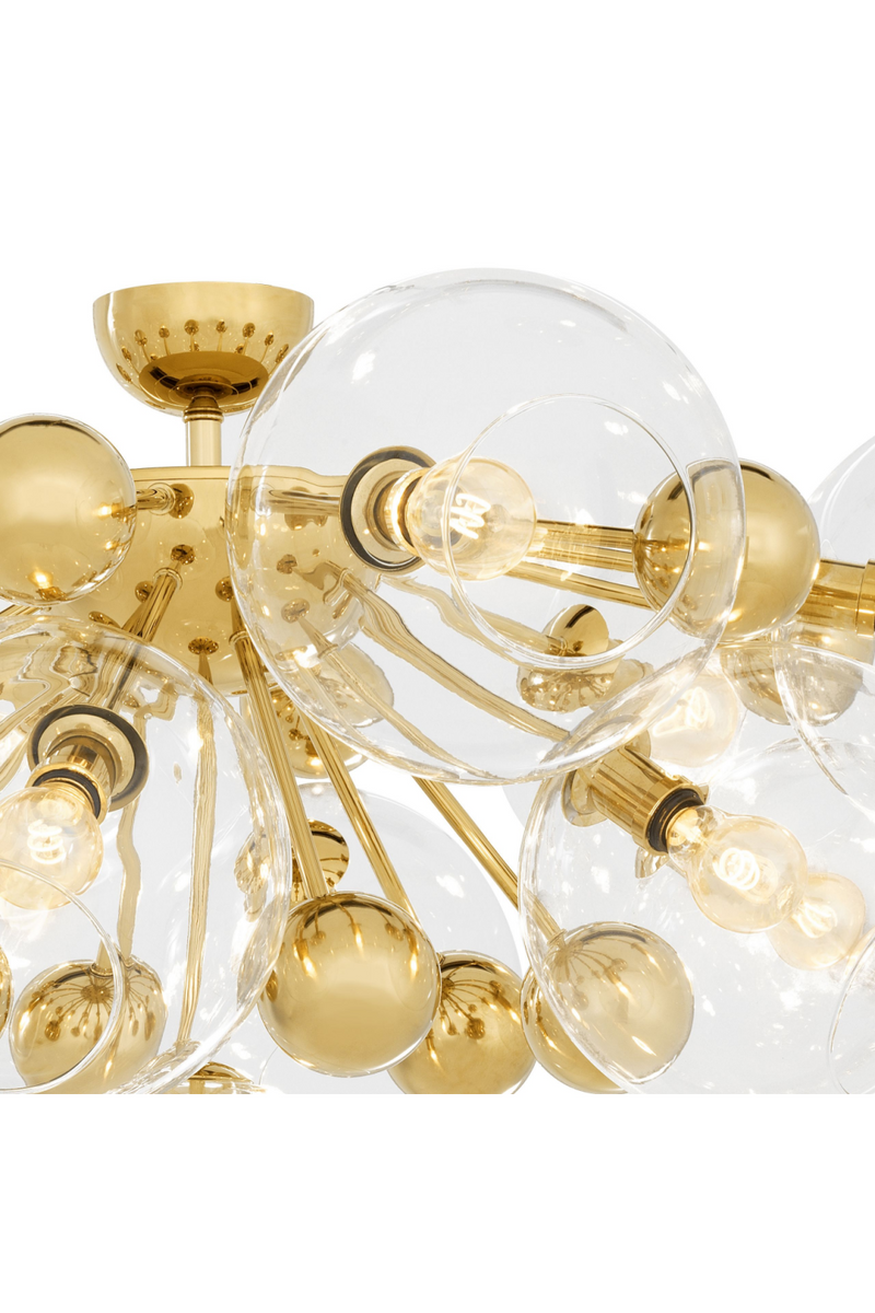 Silver 13-Bulb Flush Mount | Eichholtz Soleil | Oroatrade.com