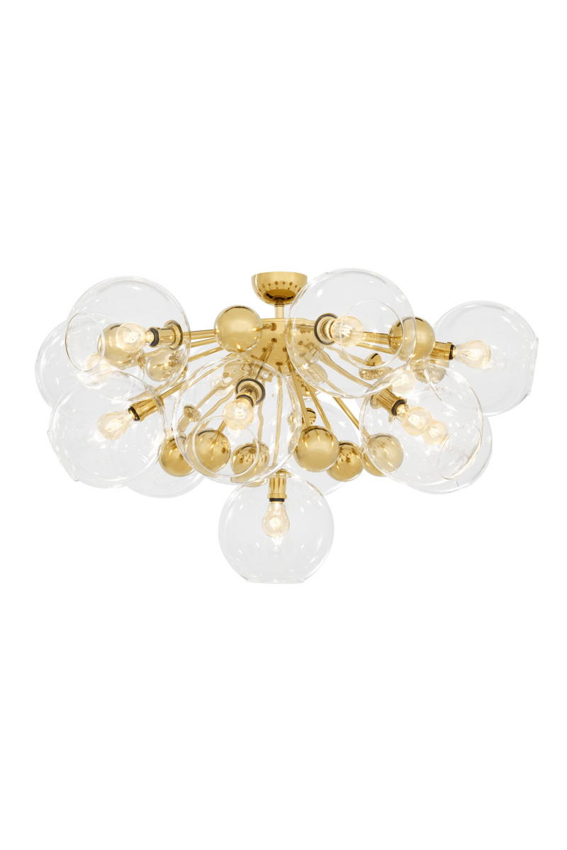 Silver 13-Bulb Flush Mount | Eichholtz Soleil | Oroatrade.com