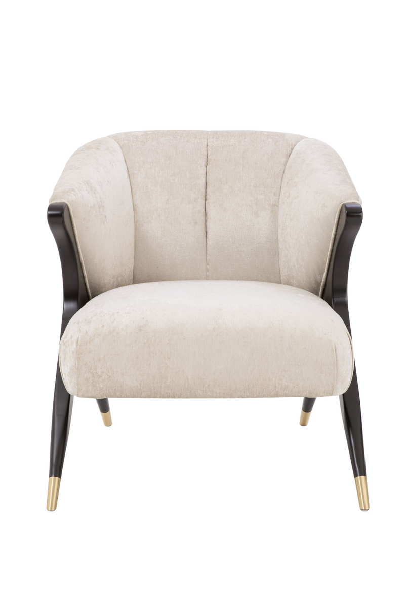 Off-White Upholstered Barrel Chair | Eichholtz Pavone | Oroatrade.com
