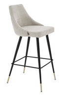 Buttoned Back Bar Stool | Eichholtz Cedro | Oroatrade.com