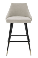 Buttoned Back Bar Stool | Eichholtz Cedro | Oroatrade.com