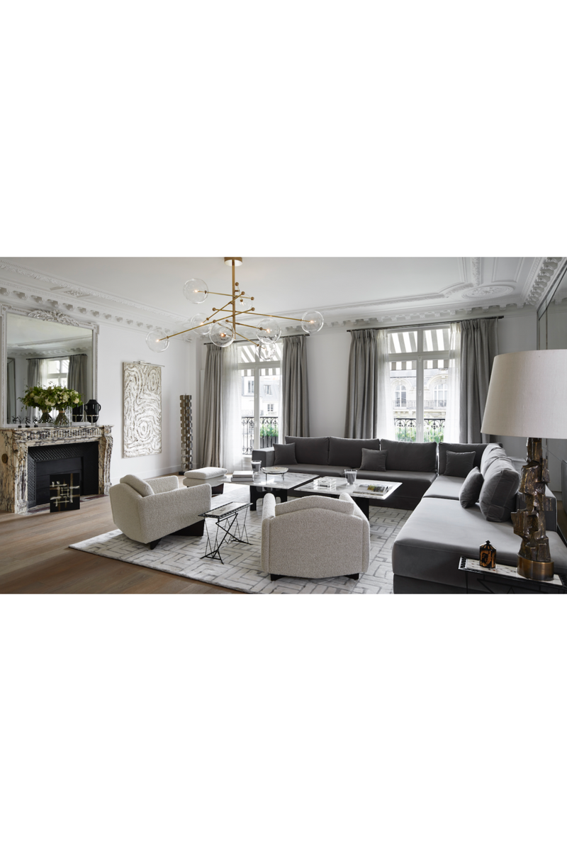 Nickel Sputnik Chandelier | Eichholtz Argento