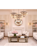 2 Tier Glass Rod Chandelier | Eichholtz Sutton House | OROATRADE.com