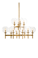 Brass Globe Chandelier | Eichholtz Jade | Oroatrade.com
