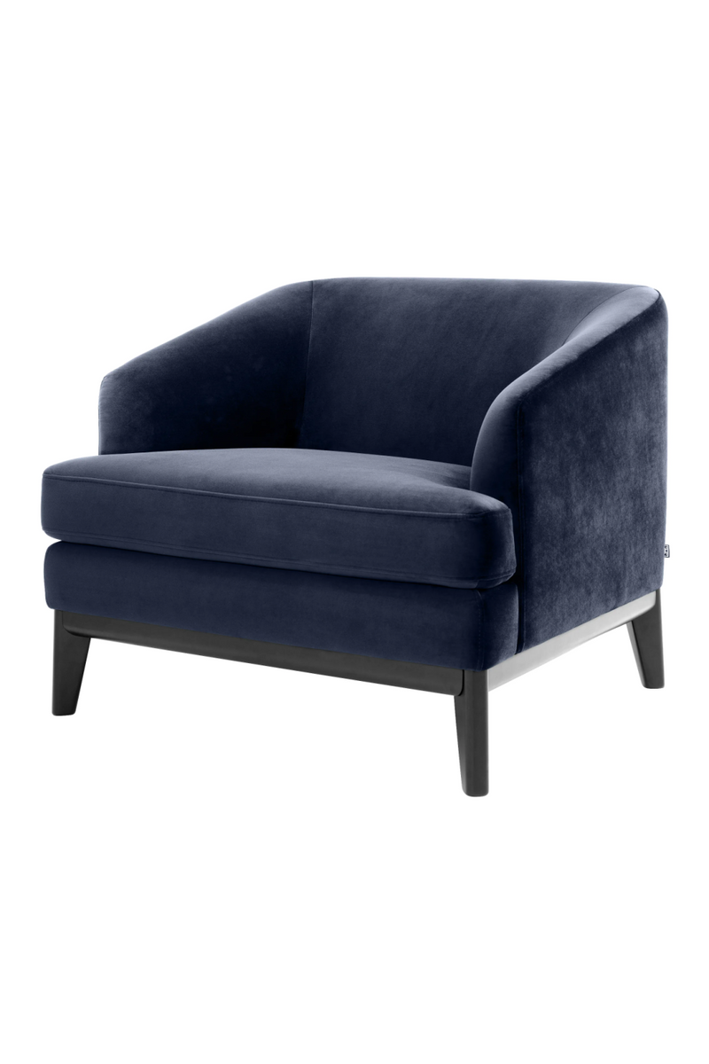 Blue Velvet Accent Chair | Eichholtz Monterey | Oroatrade.com