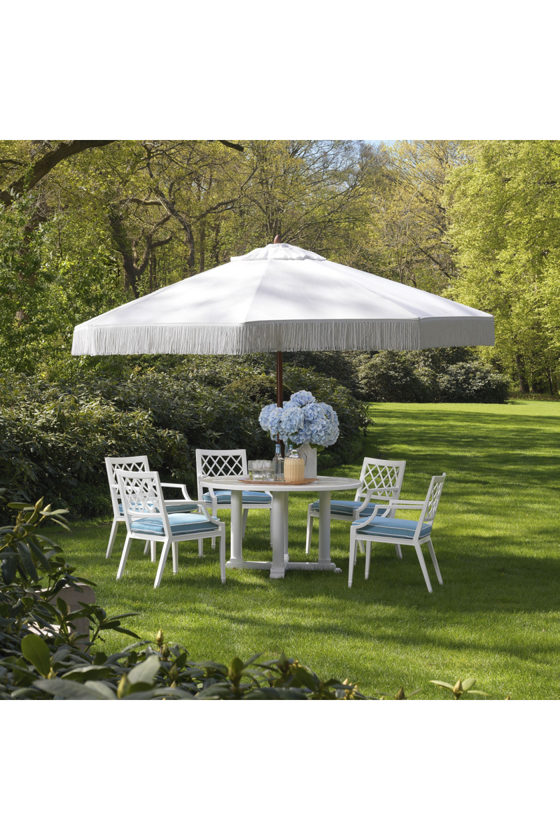 White Outdoor Dining Armchair | Eichholtz Paladium | Oroatrade.com