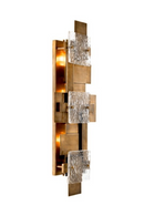 Layered Vintage Brass Wall Lamp | Eichholtz Langham | Oroatrade.com