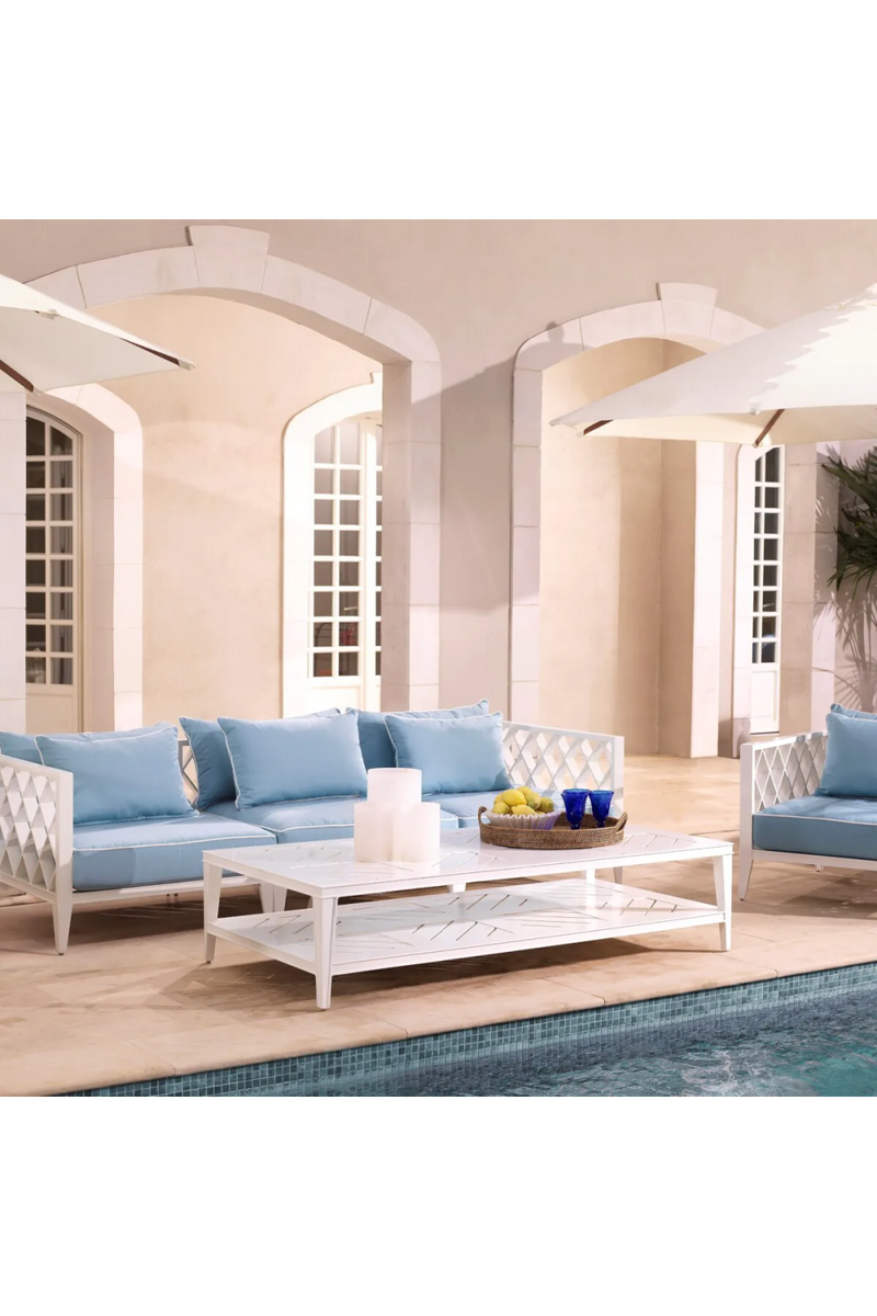 White Outdoor Coffee Table | Eichholtz Bell Rive | Oroatrade.com