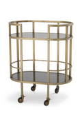 Smoked Glass 2-Layer Trolley | Eichholtz Townhouse | Oroatrade.com