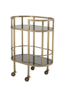 Smoked Glass 2-Layer Trolley | Eichholtz Townhouse | Oroatrade.com