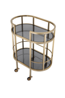 Smoked Glass 2-Layer Trolley | Eichholtz Townhouse | Oroatrade.com
