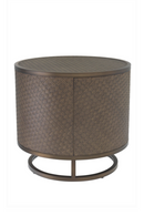 Woven Washed Oak Side Table | Eichholtz Napa Valley | Oroatrade.com