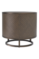 Woven Washed Oak Side Table | Eichholtz Napa Valley | Oroatrade.com