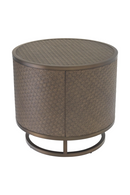 Woven Washed Oak Side Table | Eichholtz Napa Valley | Oroatrade.com