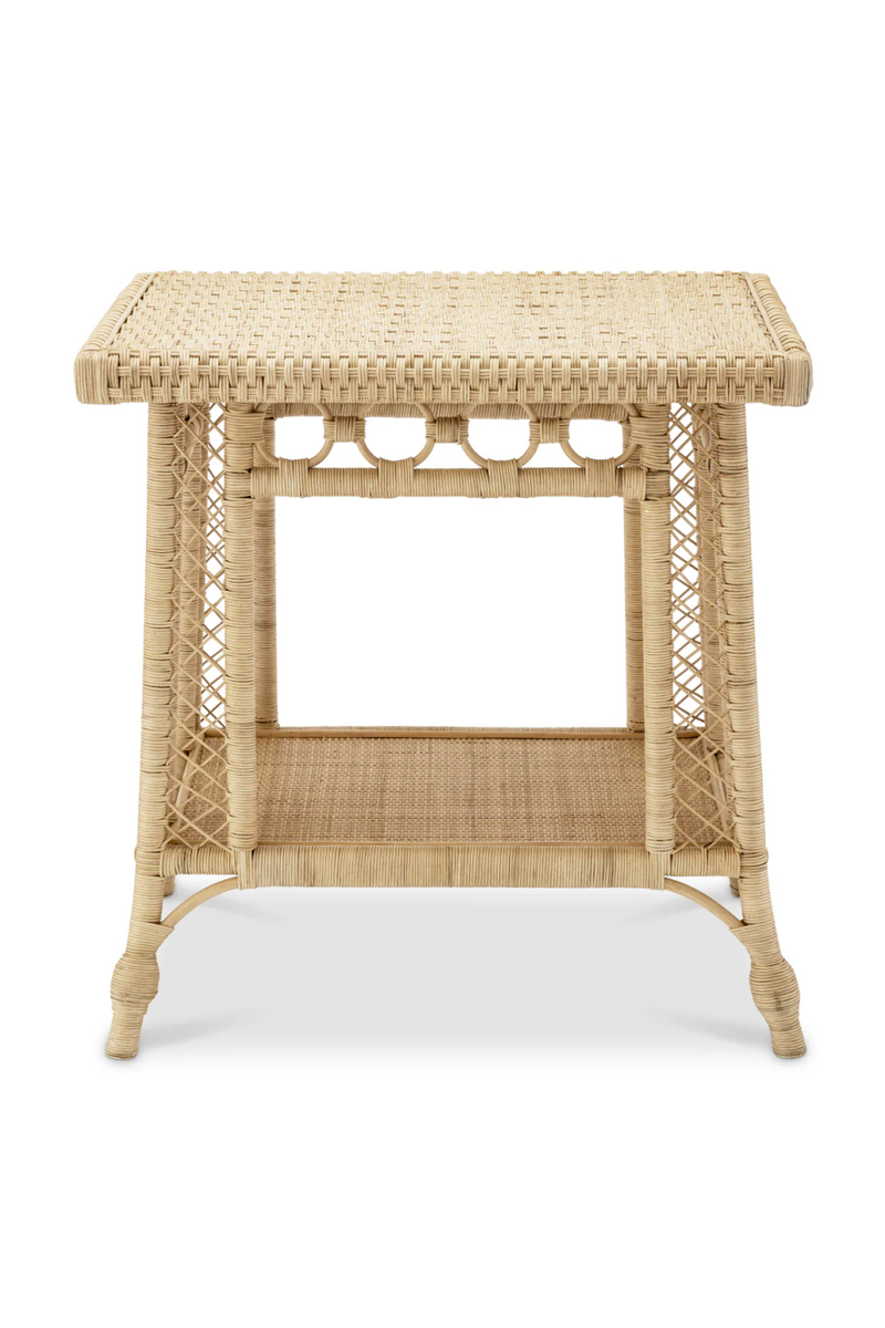 Rectangular Rattan Side Table | Eichholtz Saba | Oroatrade.com