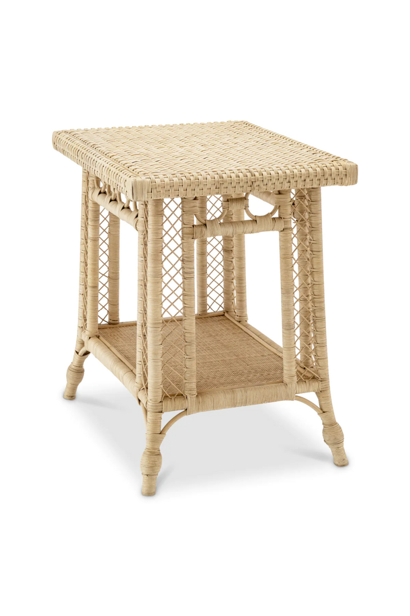 Rectangular Rattan Side Table | Eichholtz Saba | Oroatrade.com