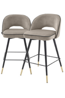 Upholstered Swivel Counter Stool Set (2) | Eichholtz Cliff | Oroatrade.com