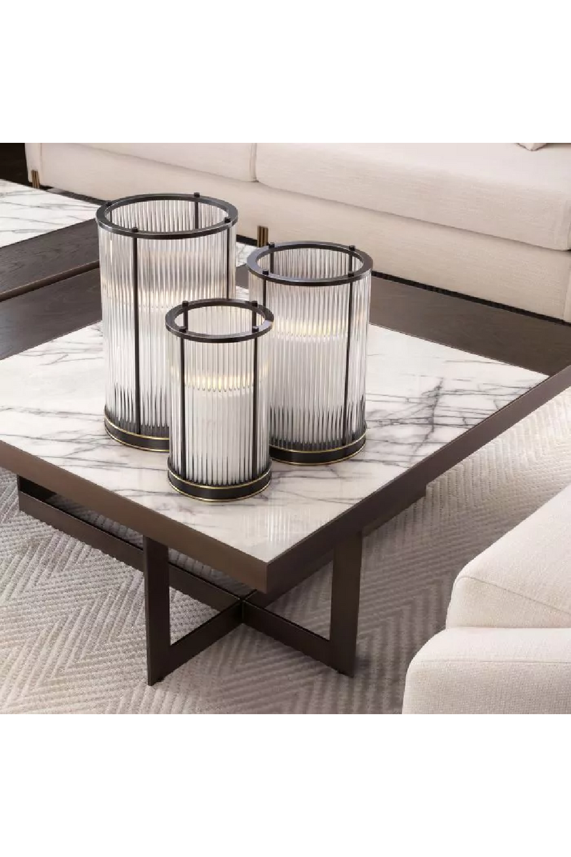 Cylindrical Glass Hurricane S | Eichholtz Mayson | Oroatrade.com