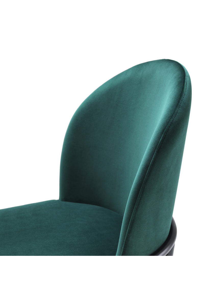 Dark Green Velvet Dining Chair (set of 2) | Eichholtz Willis | Oroatrade.com