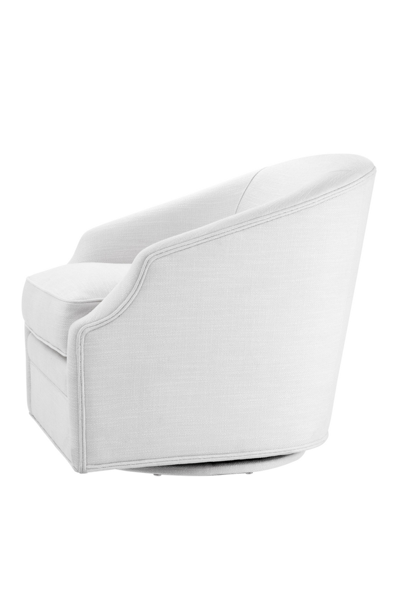 Avalon White Swivel Chair | Eichholtz Gustav | Oroatrade.com