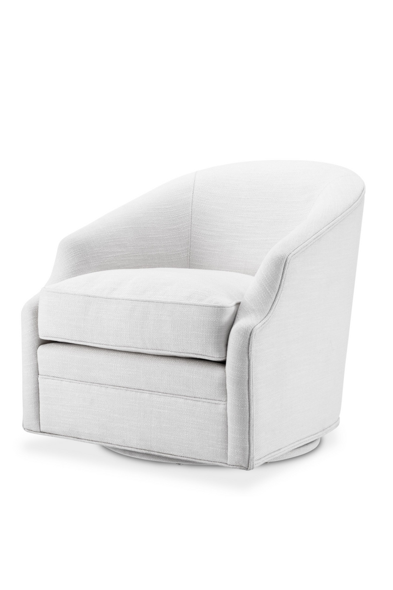 Avalon White Swivel Chair | Eichholtz Gustav | Oroatrade.com