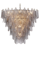 Smoked Glass Layered Chandelier | Eichholtz Verbier | Oroatrade.com