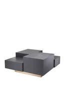 Oak Geometrical Coffee Table | Eichholtz Nerone | Oroatrade.com