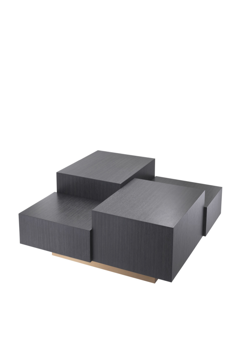 Oak Geometrical Coffee Table | Eichholtz Nerone | Oroatrade.com
