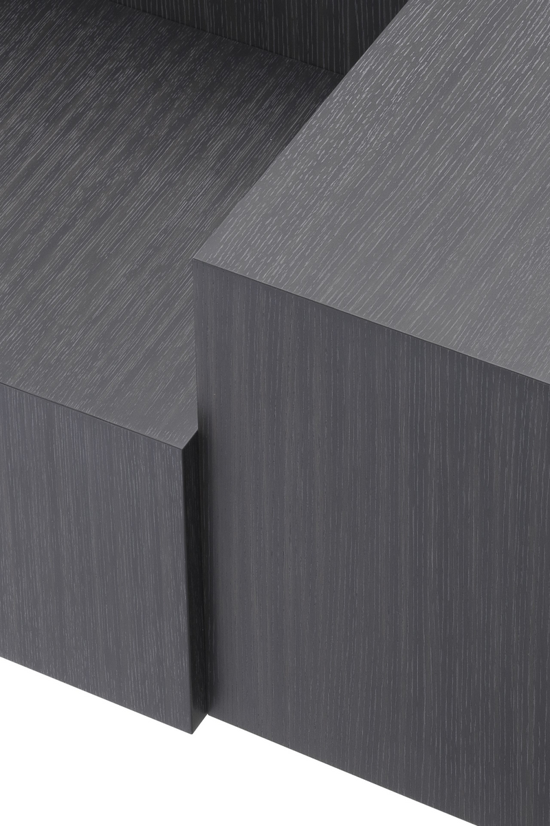 Oak Geometrical Coffee Table | Eichholtz Nerone | Oroatrade.com
