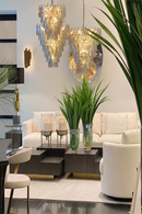 Oak Geometrical Coffee Table | Eichholtz Nerone | Oroatrade.com