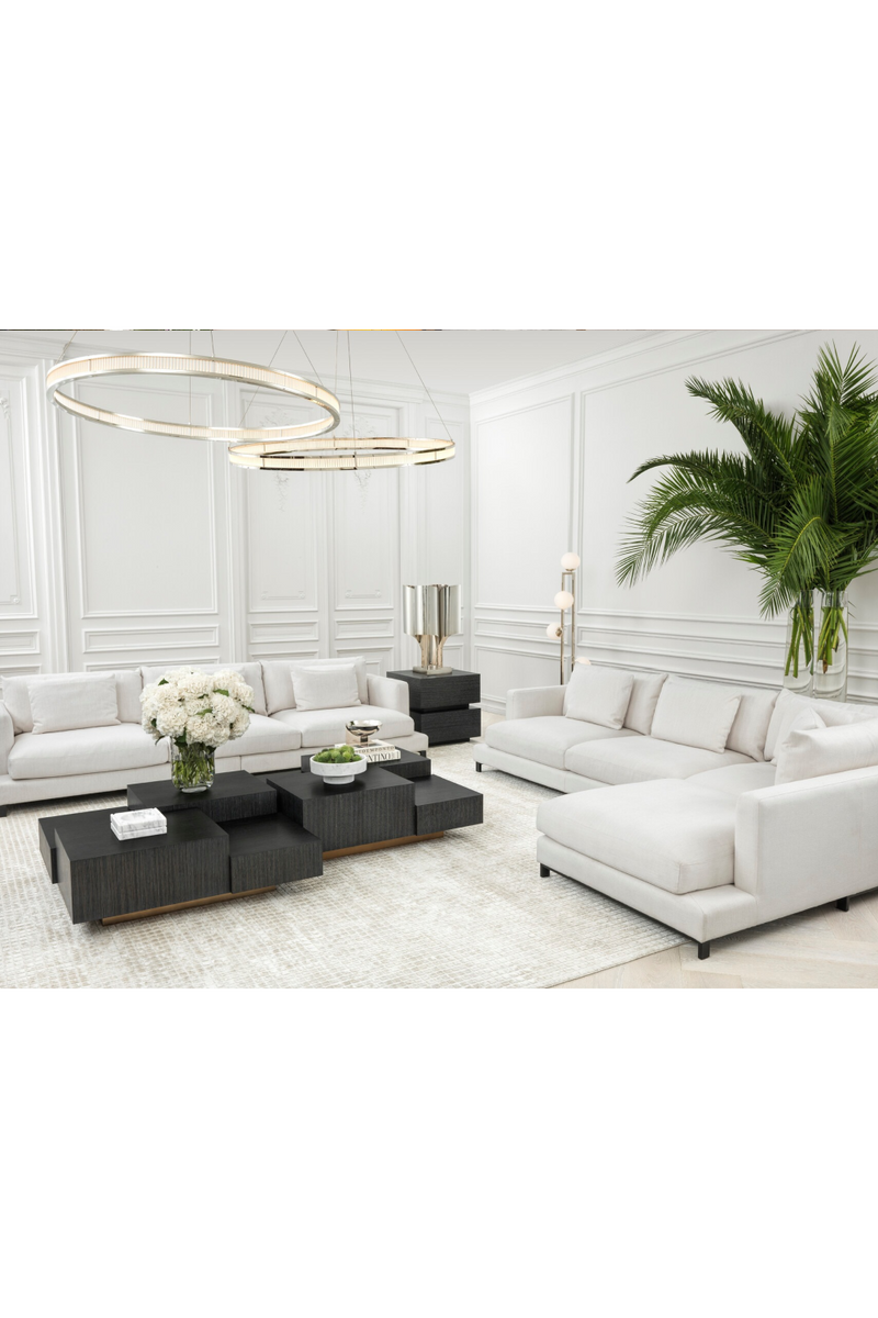 Oak Geometrical Coffee Table | Eichholtz Nerone | Oroatrade.com