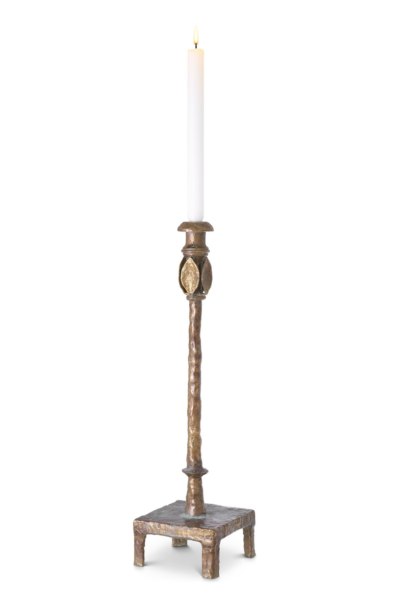 Antique Brass Candle Holder | Eichholtz Santoro | Oroatrade.com
