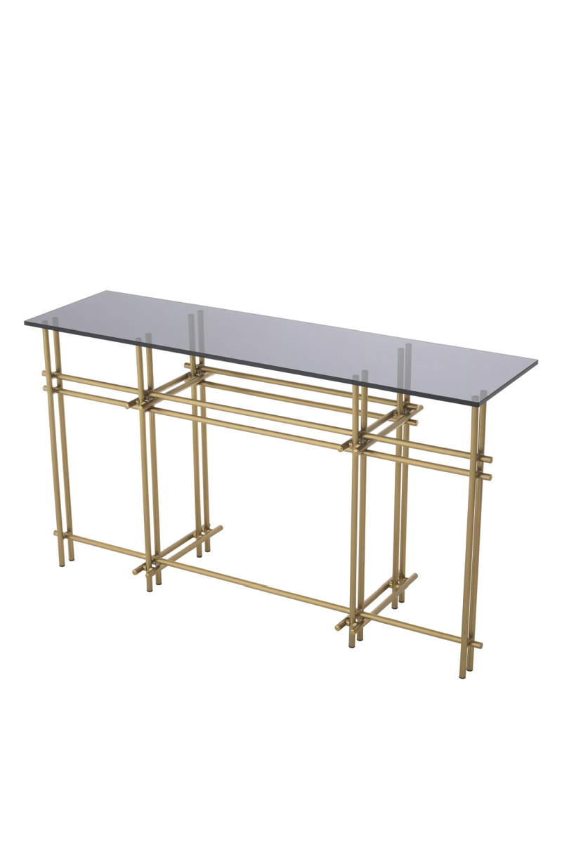 Smoked Glass Console Table | Eichholtz Quinn | Oroatrade.com