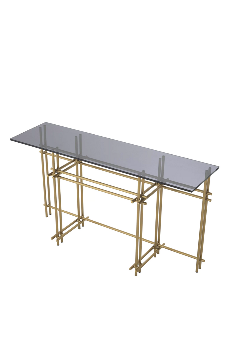 Smoked Glass Console Table | Eichholtz Quinn | Oroatrade.com
