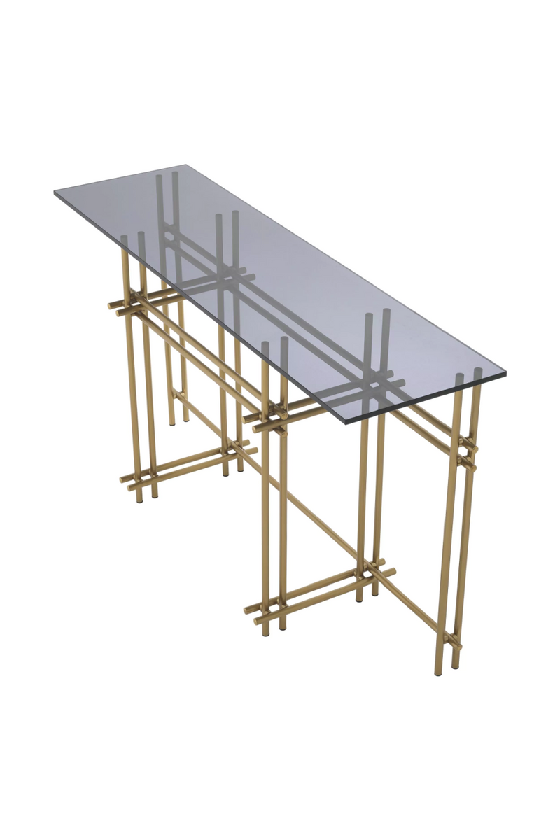 Smoked Glass Console Table | Eichholtz Quinn | Oroatrade.com