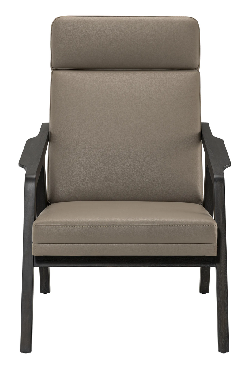 Gray Leather Look Accent Chair | Eichholtz Cruise | Oroatrade.com