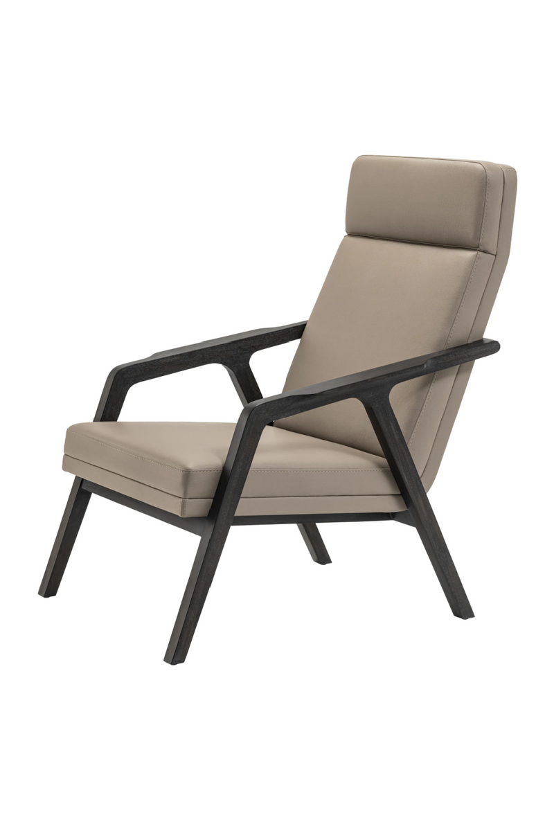 Gray Leather Look Accent Chair | Eichholtz Cruise | Oroatrade.com
